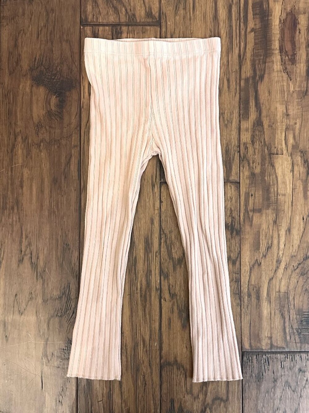 Rylee + Cru Dusty Pink Ribbed Leggings